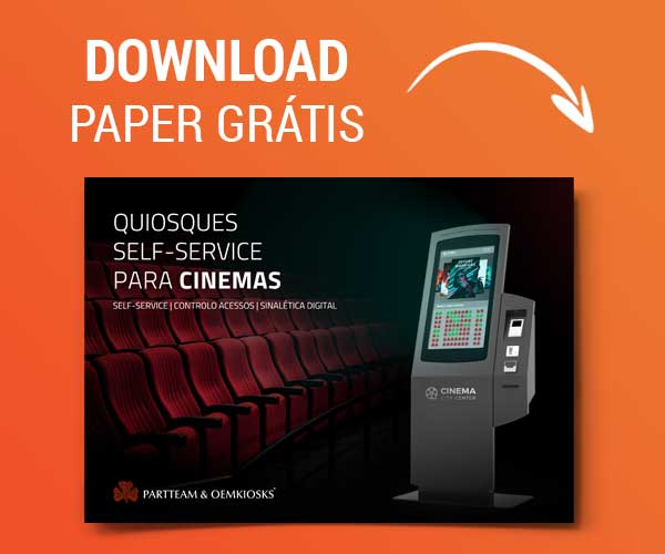 Quiosques Self-Service para Cinemas by PARTTEAM & OEMKIOSKS
